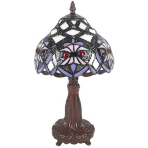 LumiLamp 5LL-6141 Lampa stołowa Tiffany Ø 20x37 cm...