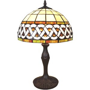 LumiLamp 5LL-6153 Lampa stołowa Tiffany Ø 31x43 cm...