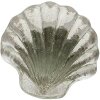 Clayre & Eef 64863 Zestaw 4 gałek do drzwi Shell Transparent 4x4x3 cm