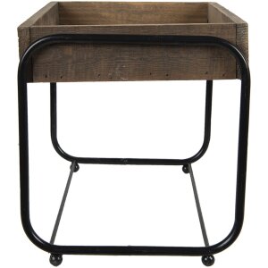 Clayre Eef 64950 Planter Table Brown 32x26x27 cm