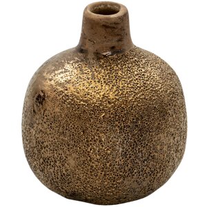 Clayre & Eef 6CE1317 Deco Vase Brown Ø 9x9 cm