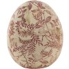 Clayre & Eef 6CE1402L Deco Egg Pink, Beige Ø 14x16 cm