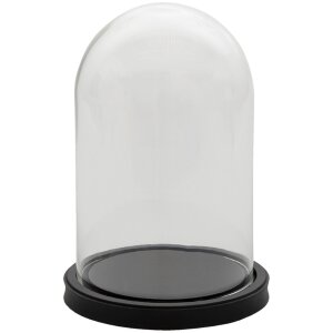 Clayre & Eef 6GL3365 Słoik szklany Bell Jar czarny...