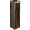 Clayre & Eef 6H2087 Lantern Brown 14x14x54 cm