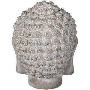 Clayre & Eef 6TE0360M Dekoracyjny Budda szary 15x15x19 cm