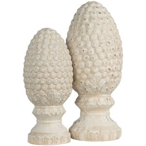 Clayre & Eef 6TE0393M Deco Fir Cone Beige Ø 13x31 cm