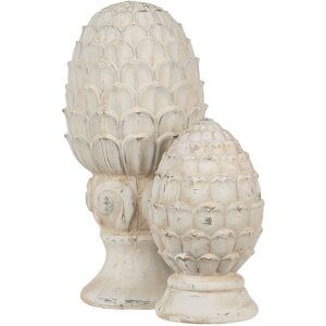 Clayre & Eef 6TE0396 Deco Fir Cone Beige Ø...