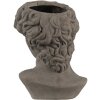 Clayre & Eef 6TE0399M Indoor Flowerpot Bust Beige, Grey 14x13x21 cm