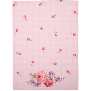 Clayre & Eef DTR42 Tea Towel Pink, Lilac 50x70 cm