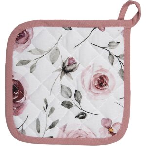 Clayre & Eef RUR45 Potholder Pink 20x20 cm