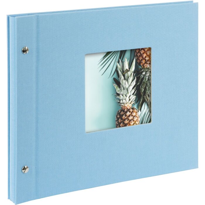 Goldbuch Screw Album Bella Vista Sky Blue 30x25 cm 40 czarnych stron