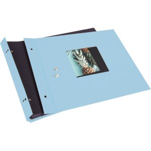 Goldbuch Screw Album Bella Vista Sky Blue 30x25 cm 40 czarnych stron