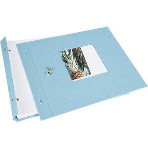 Goldbuch Screw Album Bella Vista Sky Blue 30x25 cm 40 białych stron