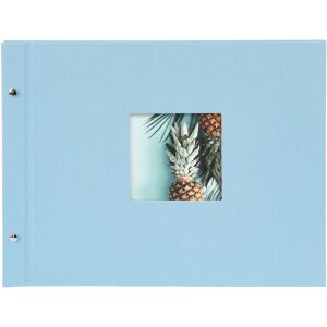 Goldbuch Album srubowy Bella Vista Sky Blue 39x31 cm 40 stron czarnych