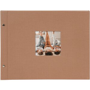 Goldbuch Album srubowy Bella Vista Hazelnut 39x31 cm 40 bialych stron