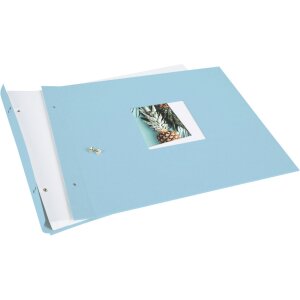 Goldbuch Screw Album Bella Vista Sky Blue 39x31 cm 40 Białe strony