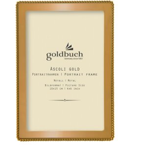 Goldbuch Metalowa ramka na zdjęcia Ascoli złota 10x15 cm