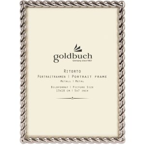 Goldbuch Metalowa ramka na zdjęcia Ritorto 13x18 cm srebrna