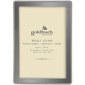 Goldbuch Metalowa ramka na zdjęcia Ascoli srebrna 10x15 cm