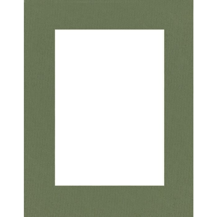 Passepartout 42x59,4 cm - 30x45 cm Verde Muschio