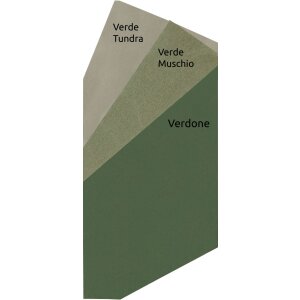 Passepartout 20x40 cm - 10x30 cm Verde Muschio