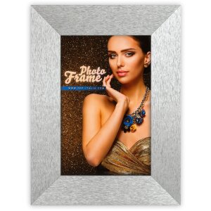 ZEP Ramka drewniana Glam silver 20x30 cm