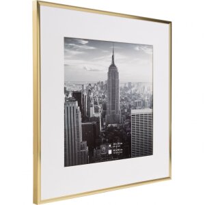 Henzo rama aluminiowa Manhattan gold 40x40 cm z passepartout 30x30 cm