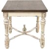 Clayre & Eef 50606 Side Table White 61x61x64 cm