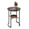 Clayre & Eef 50675 Side Table Brown Ø 43x55 cm