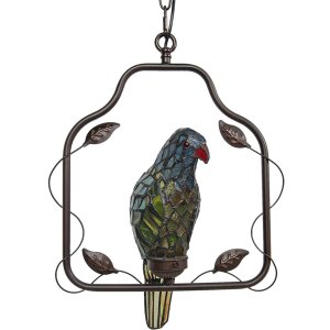 Clayre & Eef 5LL-6059 Lampa sufitowa Tiffany Parrot...