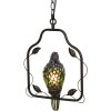 Clayre & Eef 5LL-6059 Lampa sufitowa Tiffany Parrot wielokolorowa