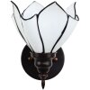 Clayre & Eef 5LL-6187 Lampa ścienna Tiffany beżowy, brązowy 23x17x19 cm E27-max 1x40W