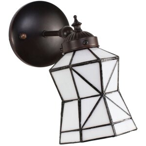 Clayre & Eef 5LL-6204 Lampa ścienna Tiffany zielony,...