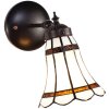 Clayre & Eef 5LL-6205 Lampa ścienna Tiffany biały, czerwony 17x12x23 cm E14-max 1x40W