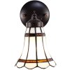 Clayre & Eef 5LL-6205 Lampa ścienna Tiffany biały, czerwony 17x12x23 cm E14-max 1x40W