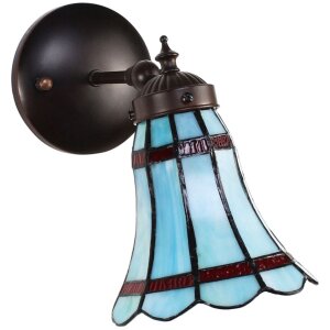 Clayre & Eef 5LL-6206 Lampa ścienna Tiffany...