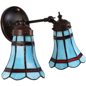 Clayre & Eef 5LL-6213 Lampa ścienna Tiffany...