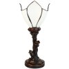 Clayre & Eef 5LL-6231 Lampa stołowa Tiffany Flower White