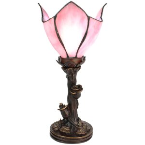 Clayre & Eef 5LL-6232 Lampa stołowa Tiffany kwiat...