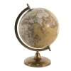 Clayre & Eef 64905 Globe Deco żółty, brązowy 22x22x30 cm