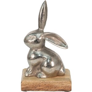 Clayre & Eef 6AL0056M Deco Rabbit kolor srebrny...