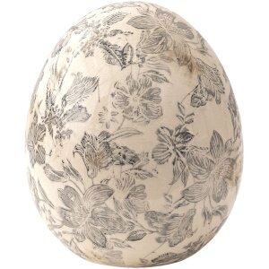 Clayre & Eef 6CE1451L Deco Egg Grey, Beige Ø...