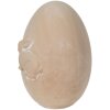 Clayre & Eef 6CE1486 Deco Egg Beige, Brown 18x17x25 cm