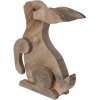 Clayre & Eef 6H2194 Deco Rabbit Brown 23x11x33 cm