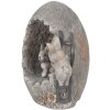 Clayre & Eef 6MG0022 Deco Egg Grey 33x25x21 cm