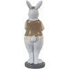 Clayre & Eef 6PR3585 Deco Rabbit Beige, White 5x5x15 cm