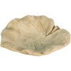 Clayre & Eef 6TE0384 Karmnik dla ptaków Leaf Beige 22x22x6 cm