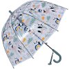 Clayre & Eef JZCUM0006BL Parasol dziecięcy niebieski Ø 50 cm