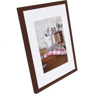 Henzo Rama drewniana Jardin 30x40 cm wenge z passepartout 20x28 cm