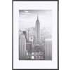 Henzo Rama aluminiowa Manhattan 40x60 cm czarna z passepartout 30x45 cm